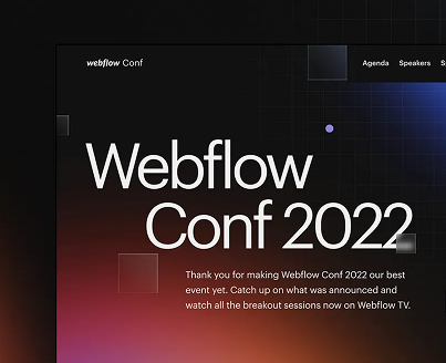Webflow Conf Preview